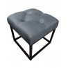 Pufa CHESTERFIELD LOFT ławka podnóżek metal BL14