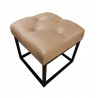 Pufa CHESTERFIELD LOFT ławka podnóżek metal MG06
