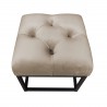 Pufa CHESTERFIELD LOFT ławka podnóżek metal MG09