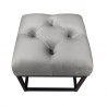 Pufa CHESTERFIELD LOFT ławka podnóżek metal MG17