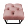 Pufa CHESTERFIELD LOFT ławka podnóżek metal MG58