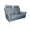 Sofa DENVER tkanina Welur noga drewniana