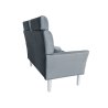 Sofa DENVER tkanina Welur noga drewniana