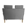 Sofa DENVER tkanina Welur noga drewniana