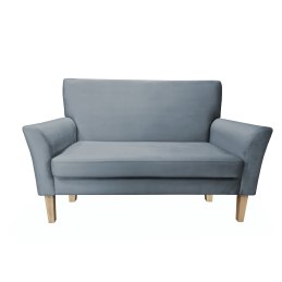 Sofa DENVER tkanina Welur noga drewniana