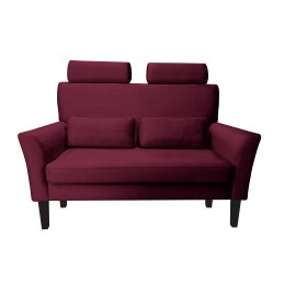 Sofa DENVER tkanina Welur noga drewniana