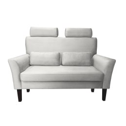 Sofa DENVER tkanina Welur noga drewniana