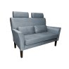 Sofa DENVER tkanina Welur noga drewniana