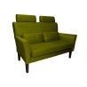 Sofa DENVER tkanina Welur noga drewniana