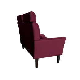 Sofa DENVER tkanina Welur noga drewniana