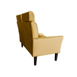 Sofa DENVER tkanina Welur noga drewniana