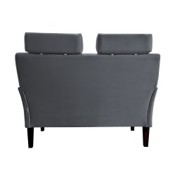 Sofa DENVER tkanina Welur noga drewniana