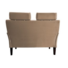 Sofa DENVER tkanina Welur noga drewniana