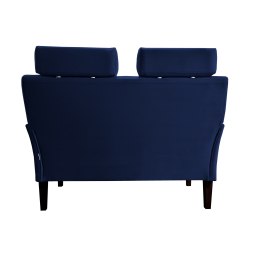 Sofa DENVER tkanina Welur noga drewniana