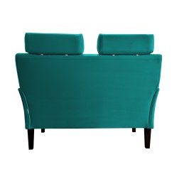 Sofa DENVER tkanina Welur noga drewniana