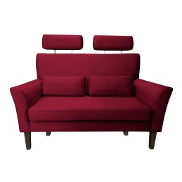 Sofa DENVER tkanina Welur noga drewniana