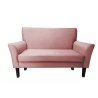 Sofa DENVER tkanina Welur noga drewniana
