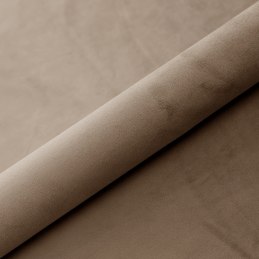 Pufa LUX welurowa ze złotą podstawą MG06 – elegancka pufa glamour do salonu