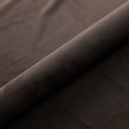 Pufa LUX welurowa z szarą podstawą MG05 – elegancka pufa glamour do salonu