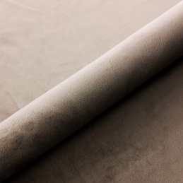 Pufa LUX welurowa z białą podstawą MG09 – elegancka pufa glamour do salonu