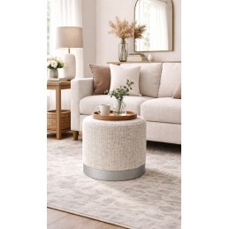 Nowoczesna pufa LUX IMO idealna do salonu i przedpokoju