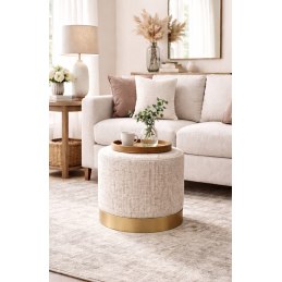 Nowoczesna pufa LUX IMO idealna do salonu i przedpokoju