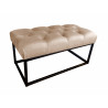Ławka CHESTERFIELD LOFT MG06 pufa podnóżek metal