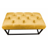 Ławka CHESTERFIELD LOFT MG15 pufa podnóżek metal