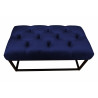 Ławka CHESTERFIELD LOFT MG16 pufa podnóżek metal