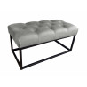 Ławka CHESTERFIELD LOFT MG17 pufa podnóżek metal