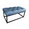 Ławka CHESTERFIELD LOFT MG33 pufa podnóżek metal