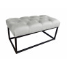 Ławka CHESTERFIELD LOFT MG39 pufa podnóżek metal