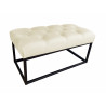 Ławka CHESTERFIELD LOFT MG50 pufa podnóżek metal