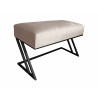 Ławka ZETA LOFT MG09 pufa podnóżek metal