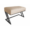Ławka ZETA LOFT MG06 pufa podnóżek metal