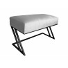 Ławka ZETA LOFT MG39 pufa podnóżek metal
