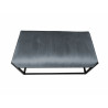 Ławka KAYA LOFT BL14 pufa podnóżek metal