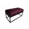 Ławka KAYA LOFT MG02 pufa podnóżek metal