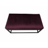 Ławka KAYA LOFT MG02 pufa podnóżek metal