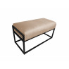 Ławka KAYA LOFT MG06 pufa podnóżek metal