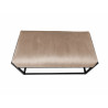 Ławka KAYA LOFT MG06 pufa podnóżek metal