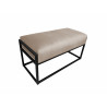 Ławka KAYA LOFT MG09 pufa podnóżek metal