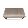 Ławka KAYA LOFT MG09 pufa podnóżek metal