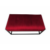Ławka KAYA LOFT MG31 pufa podnóżek metal