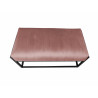 Ławka KAYA LOFT MG58 pufa podnóżek metal