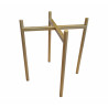 TABORET DIOR STOŁEK LOFT metal podstawa złota MG58