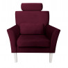 Fotel DENVER MG02 – elegancki z białymi nogami