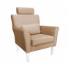 Fotel DENVER MG06 – stylowy z białymi nogami
