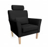 Fotel DENVER MG19 – elegancki z nogami buk