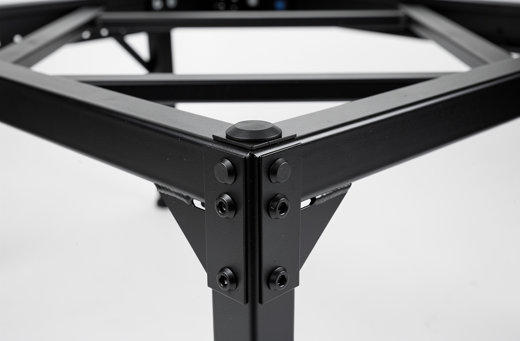 Wzmocniona rama metalowa biurka